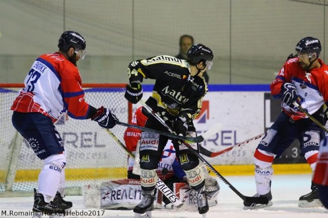 Photo hockey match Rouen - Angers  le 28/02/2017