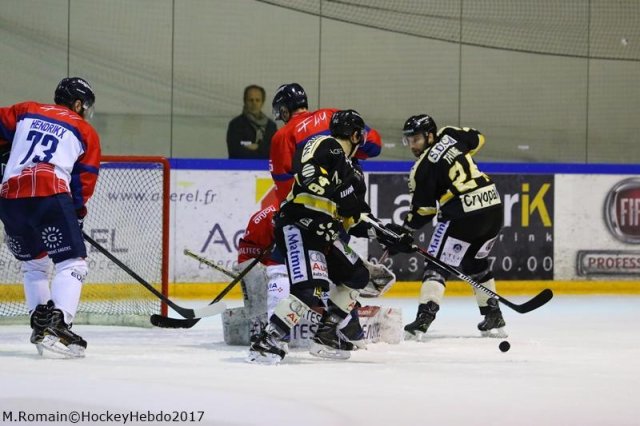 Photo hockey match Rouen - Angers  le 28/02/2017