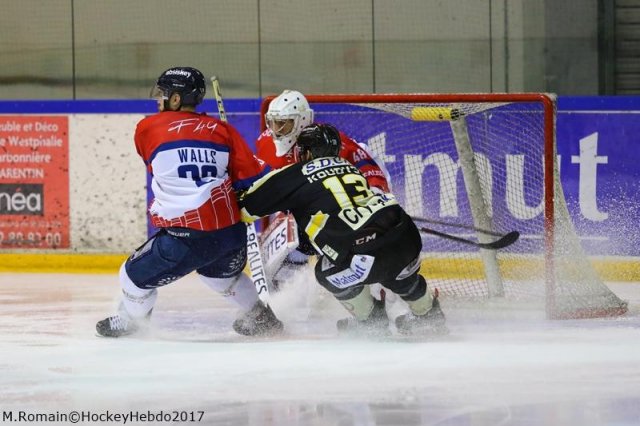 Photo hockey match Rouen - Angers  le 28/02/2017