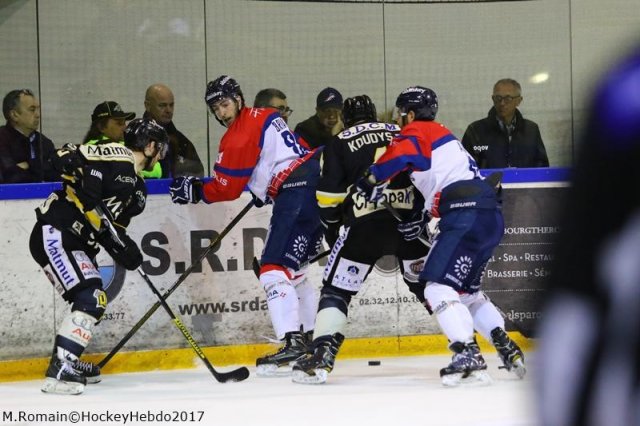 Photo hockey match Rouen - Angers  le 28/02/2017