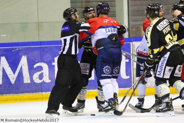 Photo hockey match Rouen - Angers  le 28/02/2017