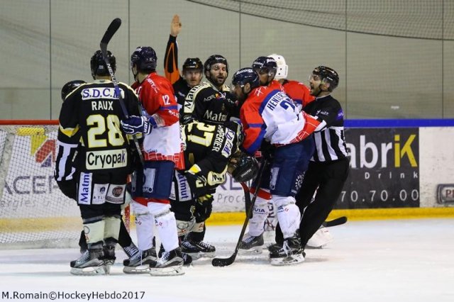 Photo hockey match Rouen - Angers  le 28/02/2017
