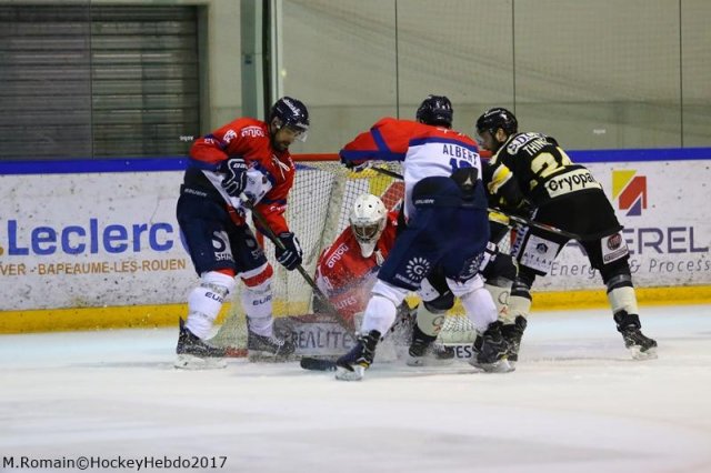 Photo hockey match Rouen - Angers  le 28/02/2017