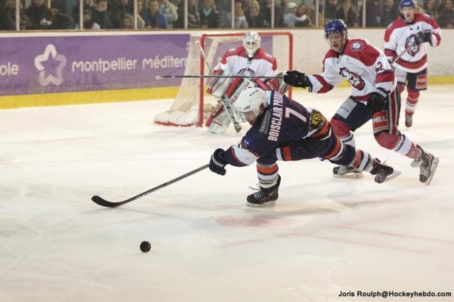 Photo hockey match Montpellier  - Wasquehal Lille le 25/02/2017
