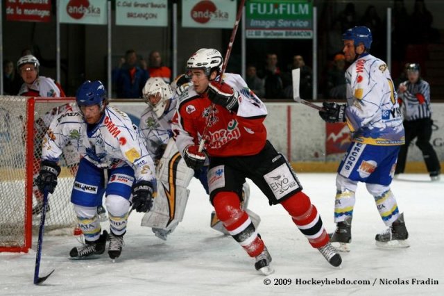 Photo hockey match Briançon  - Villard-de-Lans le 14/02/2009