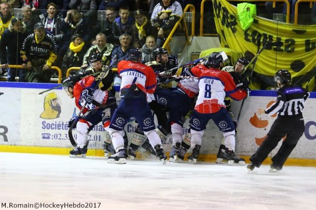 Photo hockey match Rouen - Angers  le 01/03/2017