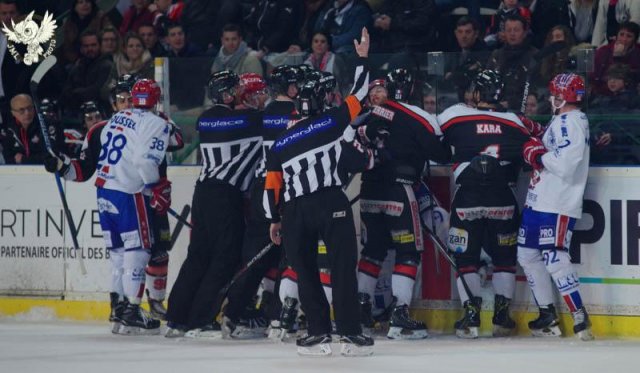 Photo hockey match Bordeaux - Lyon le 28/02/2017
