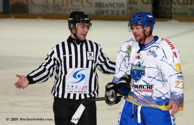 Photo hockey match Briançon  - Villard-de-Lans le 14/02/2009