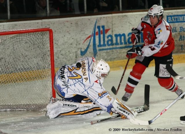 Photo hockey match Briançon  - Villard-de-Lans le 14/02/2009