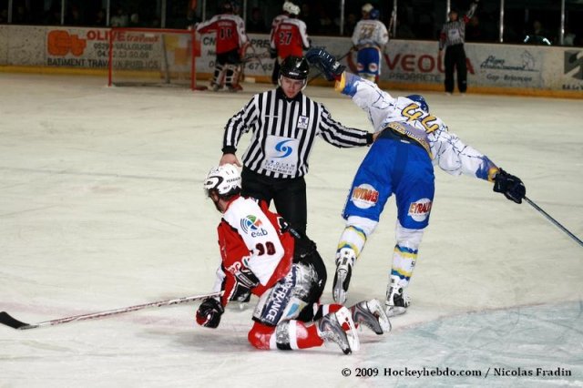 Photo hockey match Briançon  - Villard-de-Lans le 14/02/2009