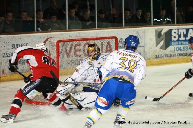 Photo hockey match Briançon  - Villard-de-Lans le 14/02/2009