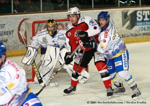 Photo hockey match Briançon  - Villard-de-Lans le 14/02/2009