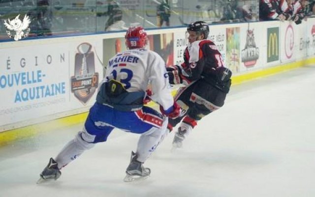 Photo hockey match Bordeaux - Lyon le 01/03/2017
