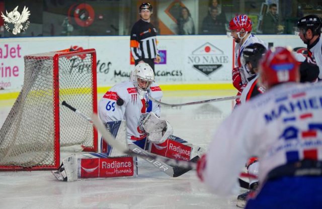 Photo hockey match Bordeaux - Lyon le 08/03/2017