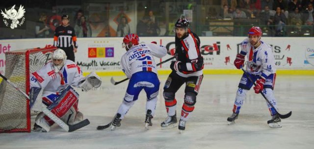 Photo hockey match Bordeaux - Lyon le 08/03/2017