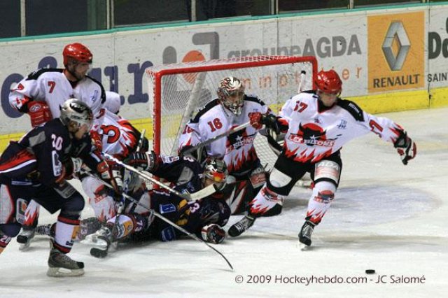 Photo hockey match Grenoble  - Neuilly/Marne le 14/02/2009