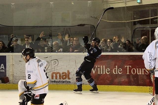 Photo hockey match Tours  - Brest  le 11/03/2017