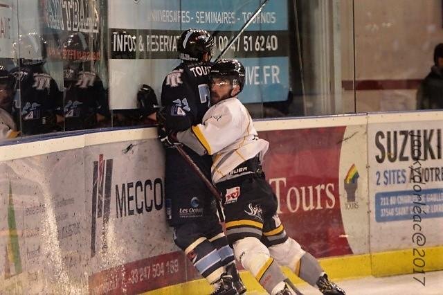 Photo hockey match Tours  - Brest  le 11/03/2017
