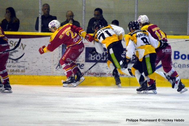 Photo hockey match Dijon  - Strasbourg  le 14/03/2017