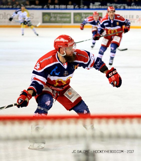 Photo hockey match Grenoble  - Rouen le 15/03/2017