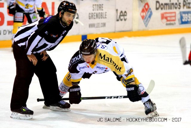 Photo hockey match Grenoble  - Rouen le 15/03/2017