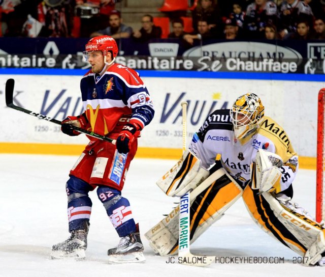Photo hockey match Grenoble  - Rouen le 15/03/2017