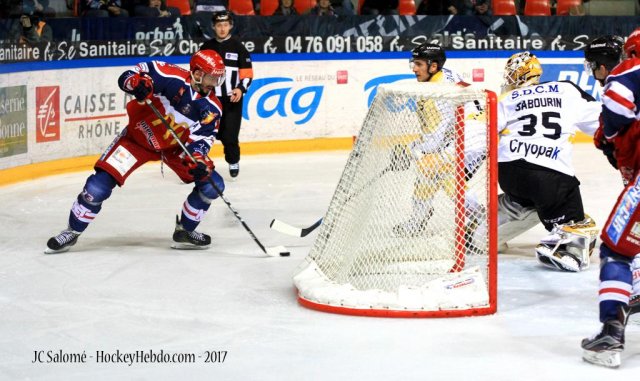 Photo hockey match Grenoble  - Rouen le 14/03/2017