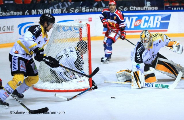 Photo hockey match Grenoble  - Rouen le 14/03/2017