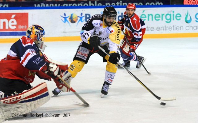 Photo hockey match Grenoble  - Rouen le 14/03/2017