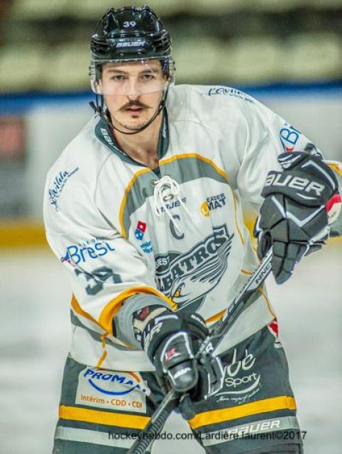 Photo hockey match Courchevel-Méribel-Pralognan - Brest  le 15/03/2017