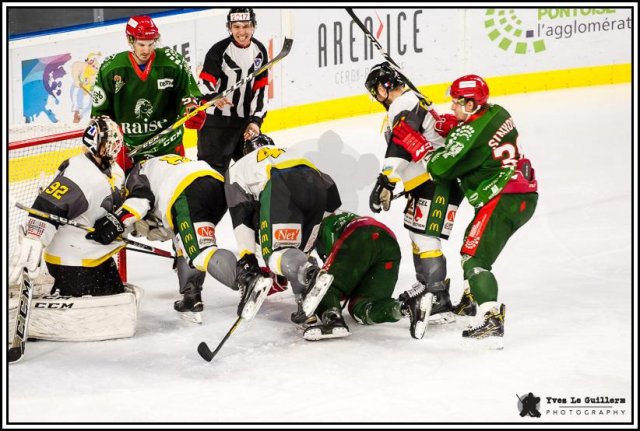 Photo hockey match Cergy-Pontoise - Chambéry le 11/03/2017