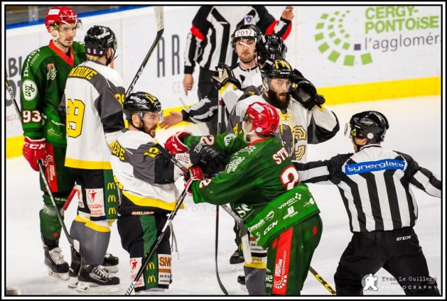 Photo hockey match Cergy-Pontoise - Chambéry le 11/03/2017