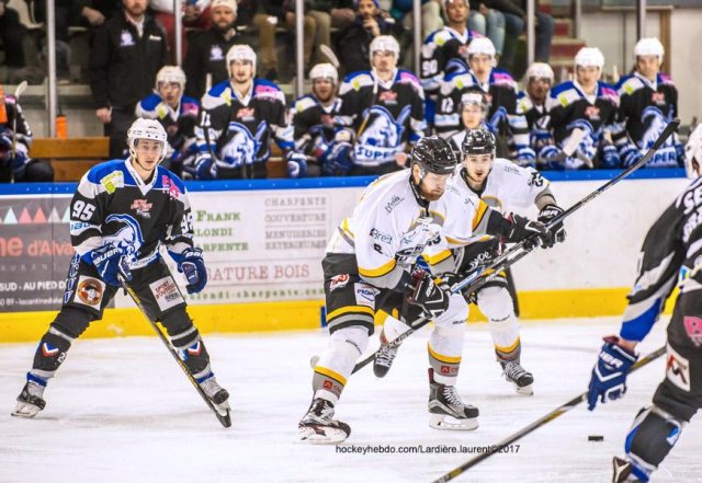 Photo hockey match Courchevel-Méribel-Pralognan - Brest  le 15/03/2017