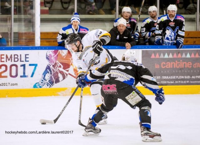 Photo hockey match Courchevel-Méribel-Pralognan - Brest  le 15/03/2017