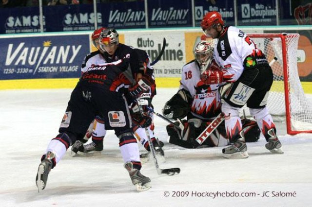 Photo hockey match Grenoble  - Neuilly/Marne le 14/02/2009