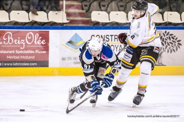 Photo hockey match Courchevel-Méribel-Pralognan - Brest  le 15/03/2017