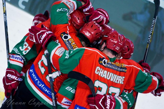Photo hockey match Mont-Blanc - Cergy-Pontoise le 18/03/2017