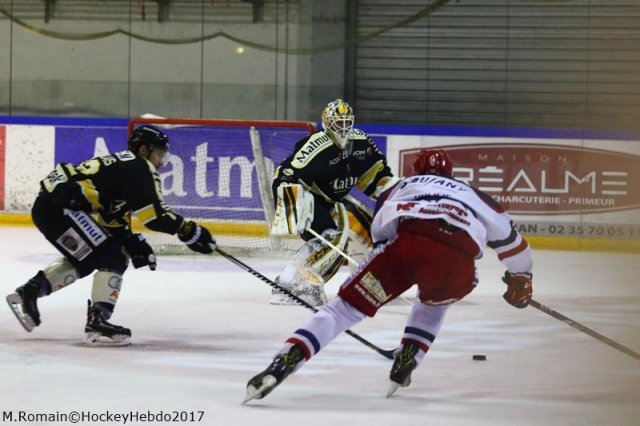 Photo hockey match Rouen - Grenoble  le 18/03/2017