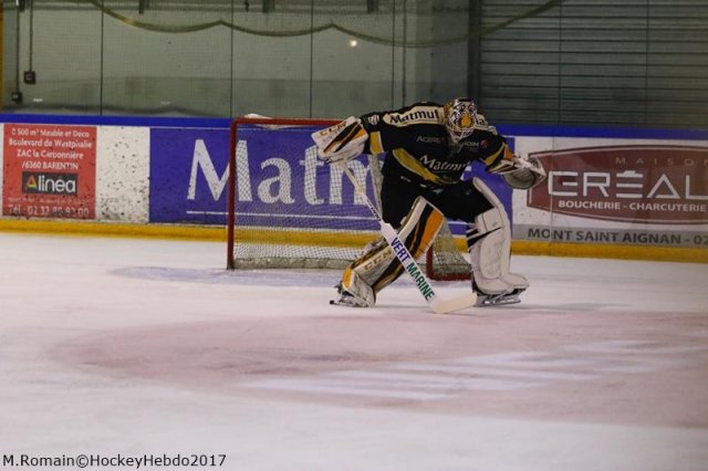 Photo hockey match Rouen - Grenoble  le 18/03/2017
