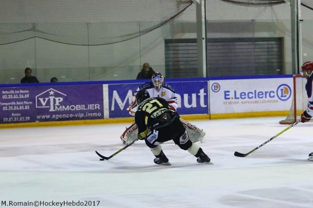 Photo hockey match Rouen - Grenoble  le 18/03/2017