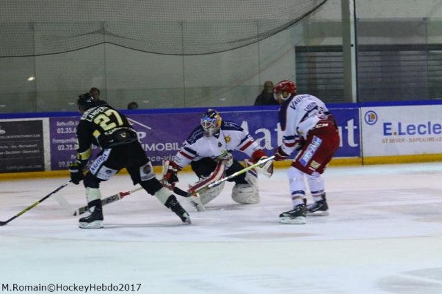 Photo hockey match Rouen - Grenoble  le 18/03/2017