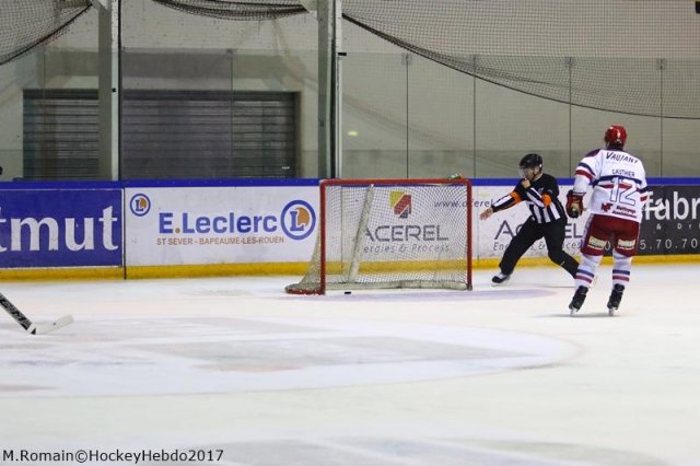 Photo hockey match Rouen - Grenoble  le 18/03/2017