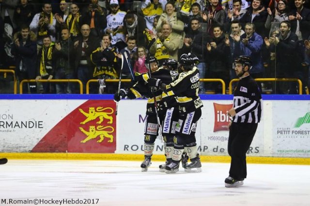 Photo hockey match Rouen - Grenoble  le 18/03/2017