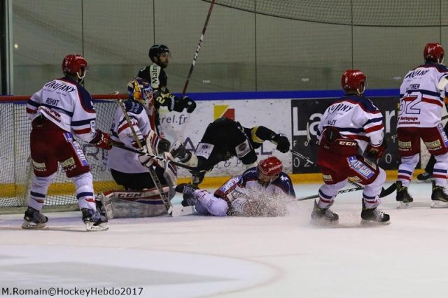 Photo hockey match Rouen - Grenoble  le 18/03/2017
