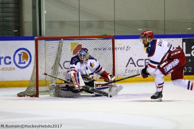 Photo hockey match Rouen - Grenoble  le 18/03/2017