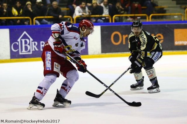 Photo hockey match Rouen - Grenoble  le 18/03/2017