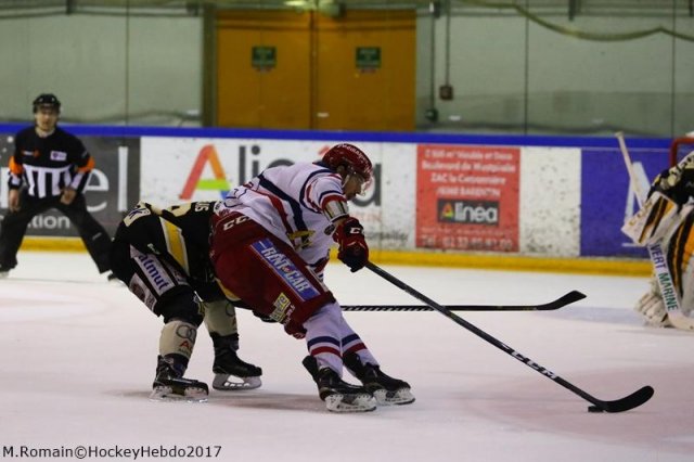Photo hockey match Rouen - Grenoble  le 18/03/2017