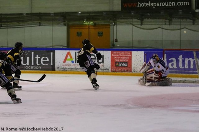 Photo hockey match Rouen - Grenoble  le 18/03/2017