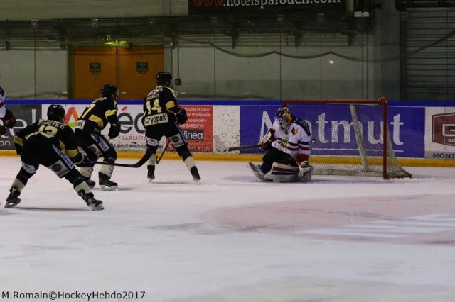 Photo hockey match Rouen - Grenoble  le 18/03/2017