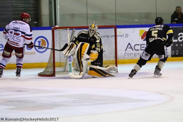Photo hockey match Rouen - Grenoble  le 18/03/2017